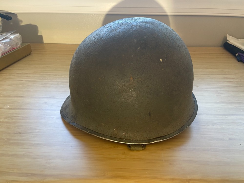 US Steel Pot Helmet (Schlueter) w/ liner (seaman) swivel loops - Basic Training