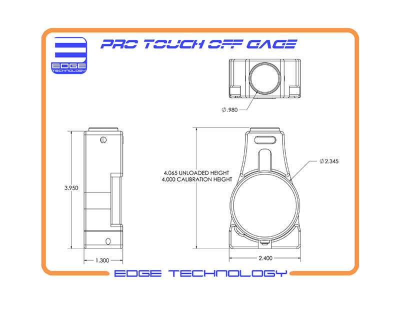 Pro Touch Off Gage z axis CNC tool length offset setter (1" contact face) #04