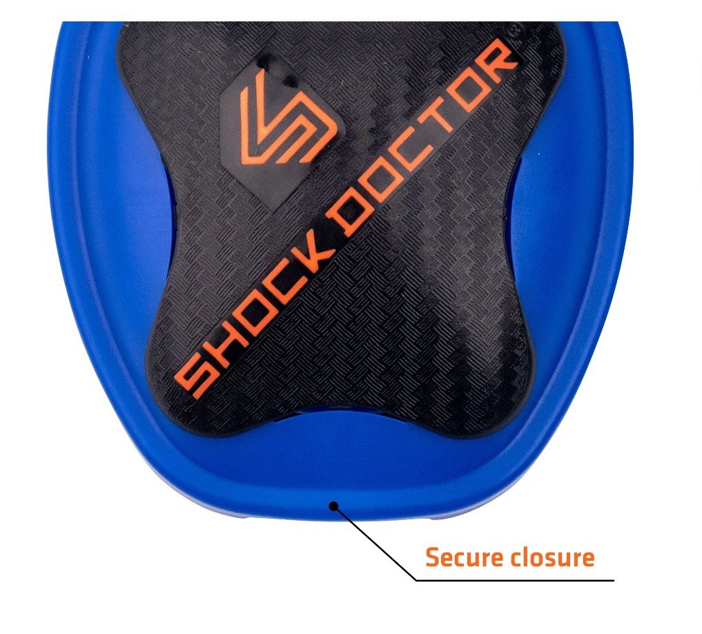 SHOCK DOCTOR SPORT MouthGuard Case Ventilated Universal • Blue