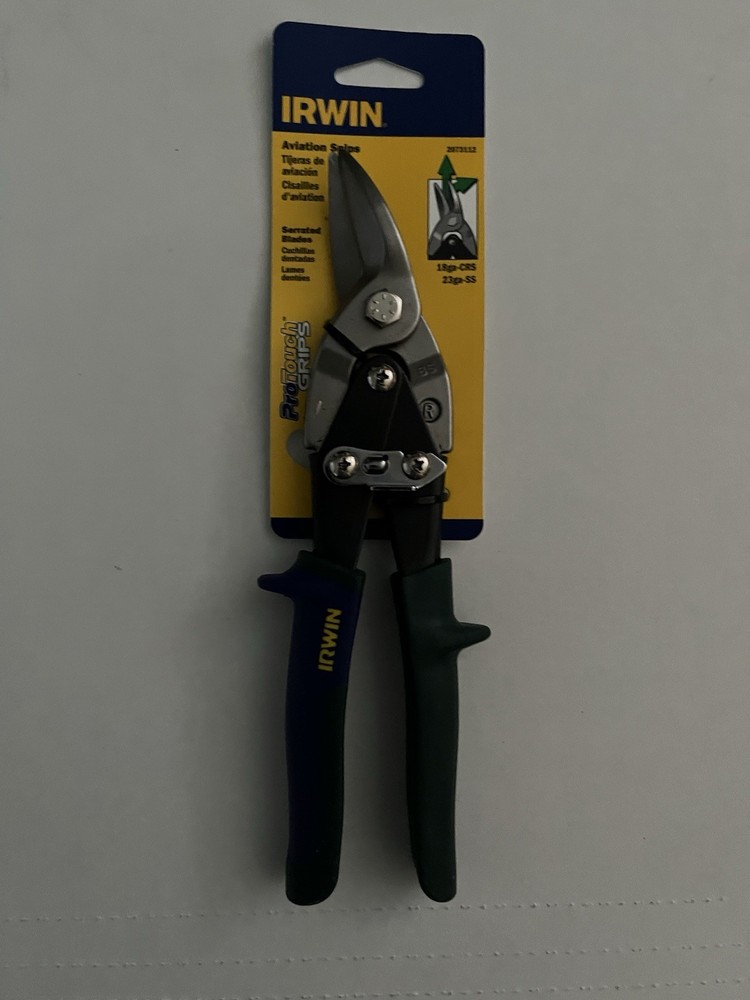 Irwin Aviation Snips Right & Straight Cut Compound Leverage, 2073112
