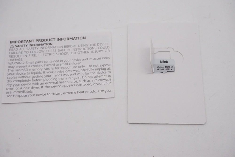 Blink Micro SD card 256Gb For Security Camera Video Storage Sync Module