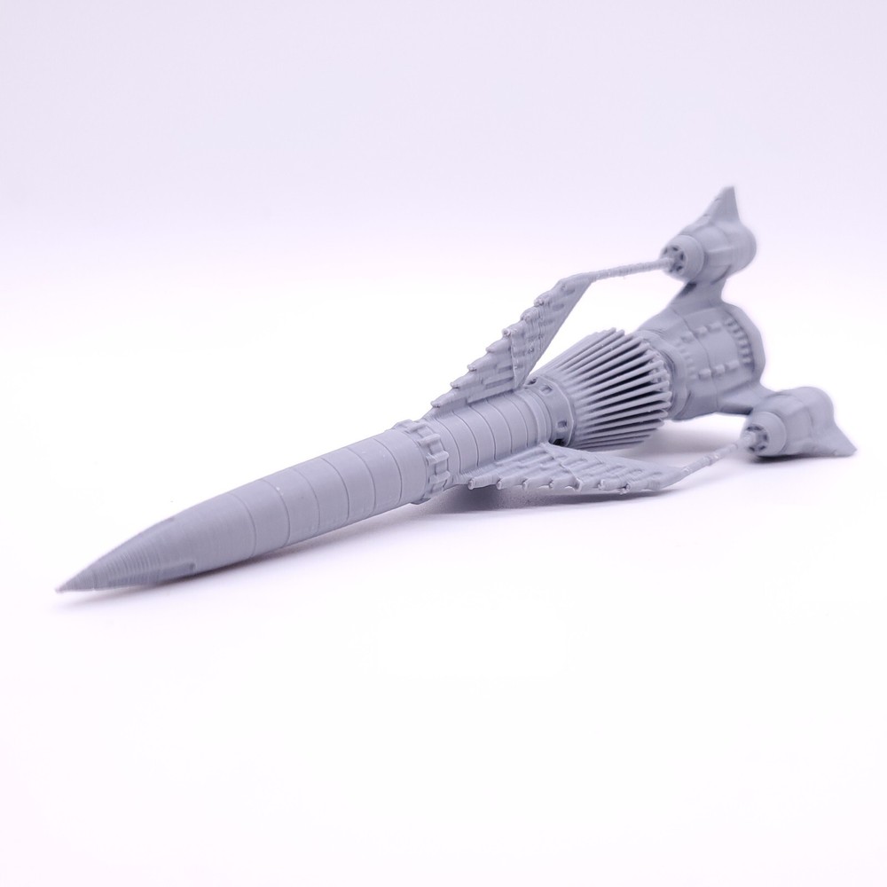 Thunderbird 3 - 3", 6", 12" or 18" Model - Custom Space Ship Kit Sci-fi