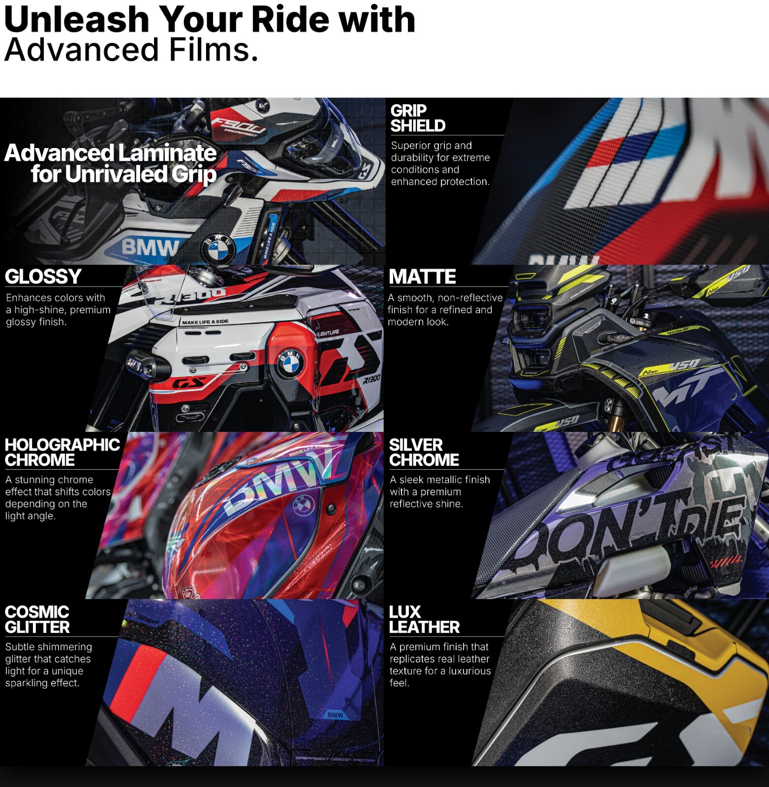 NEW Graphic kit for BMW S1000RR (2025~) Decal Kit (MC-B)