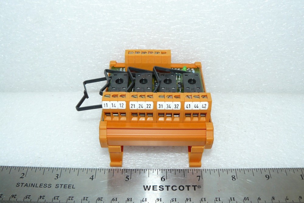 WEIDMULLER RSM 4RS FOUR RELAY INTERFACE MODULE