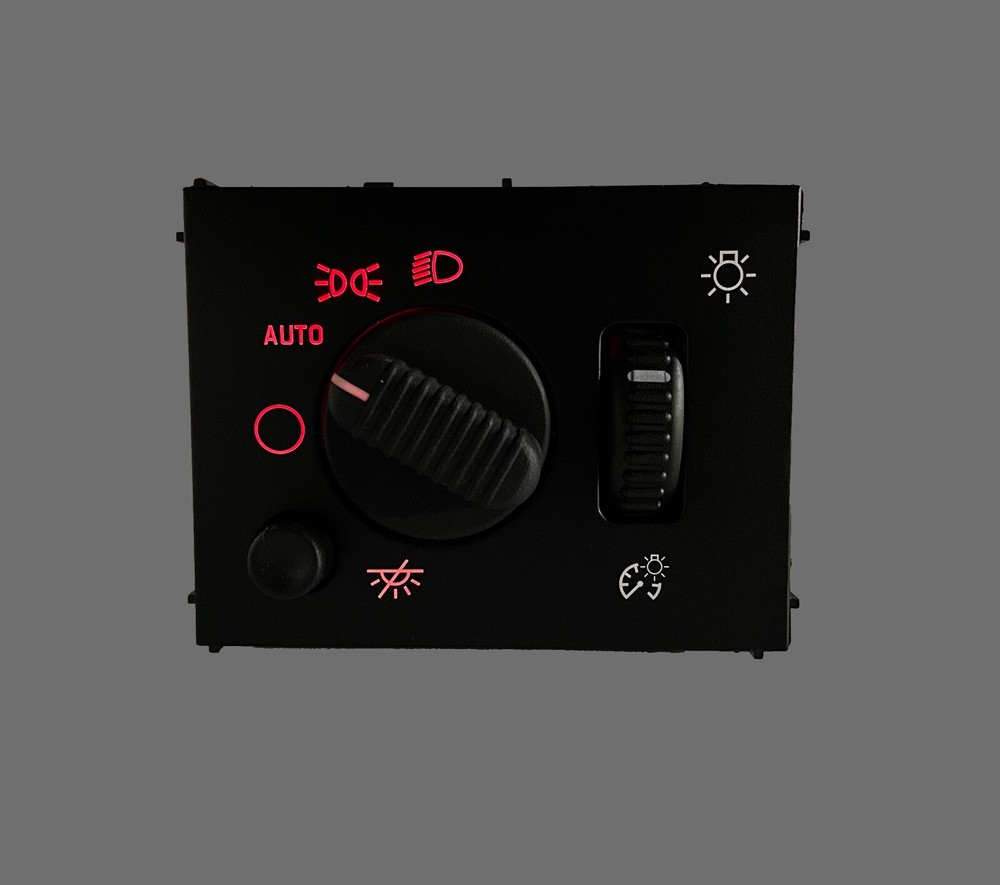 Red LED Headlight Switch 03-06 Chevy Silverado Sierra NEW