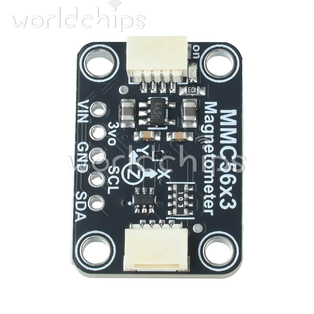 MMC5603 Three-axis Magnetometer Module Compatible with STEMMA QT/Qwiic interface
