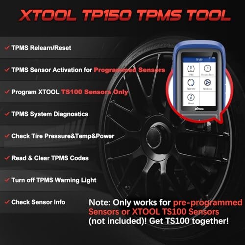 TP150 TPMS Programming Tool, 2026 TPMS Relearn Tool, Activate/Relearn All
