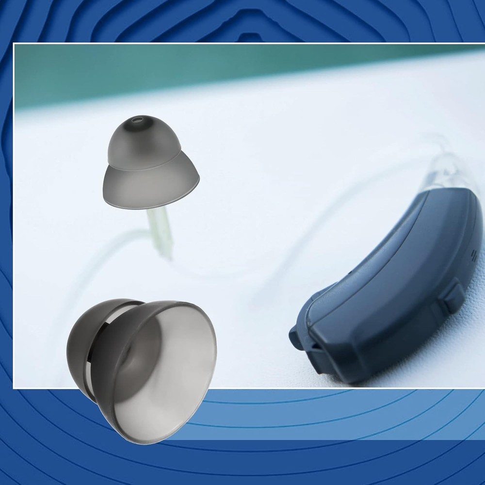 30-Pack Silicone Hearing Aid Domes – Comfortable, Durable, and Versatile for ...