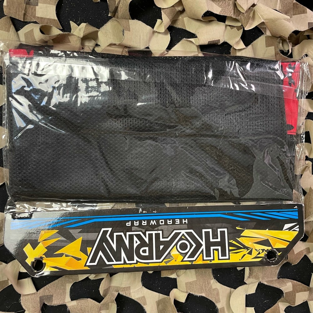 NEW HK Army Headwrap - Monogram Red/Black