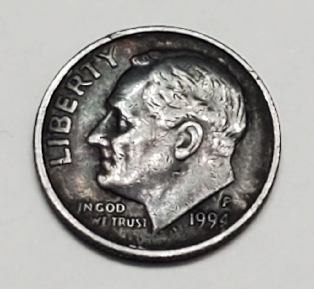 1994 P Roosevelt Dime ERROR Coin
