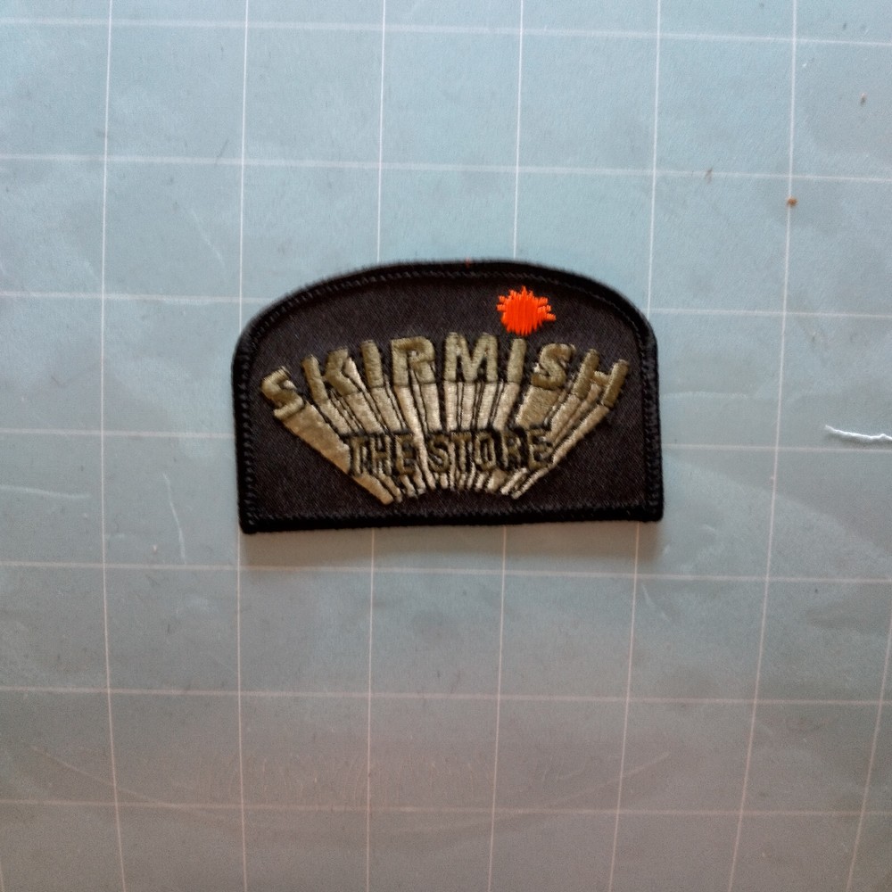 Skirmish The Store Orange Splash Patch size 4x1.5