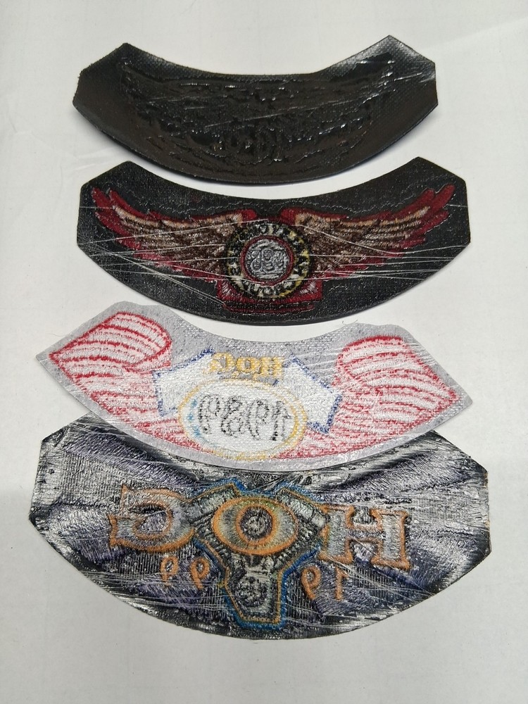 Harley HOG Patch Lot 1989 1992 1999 Winged Eagle Flag En