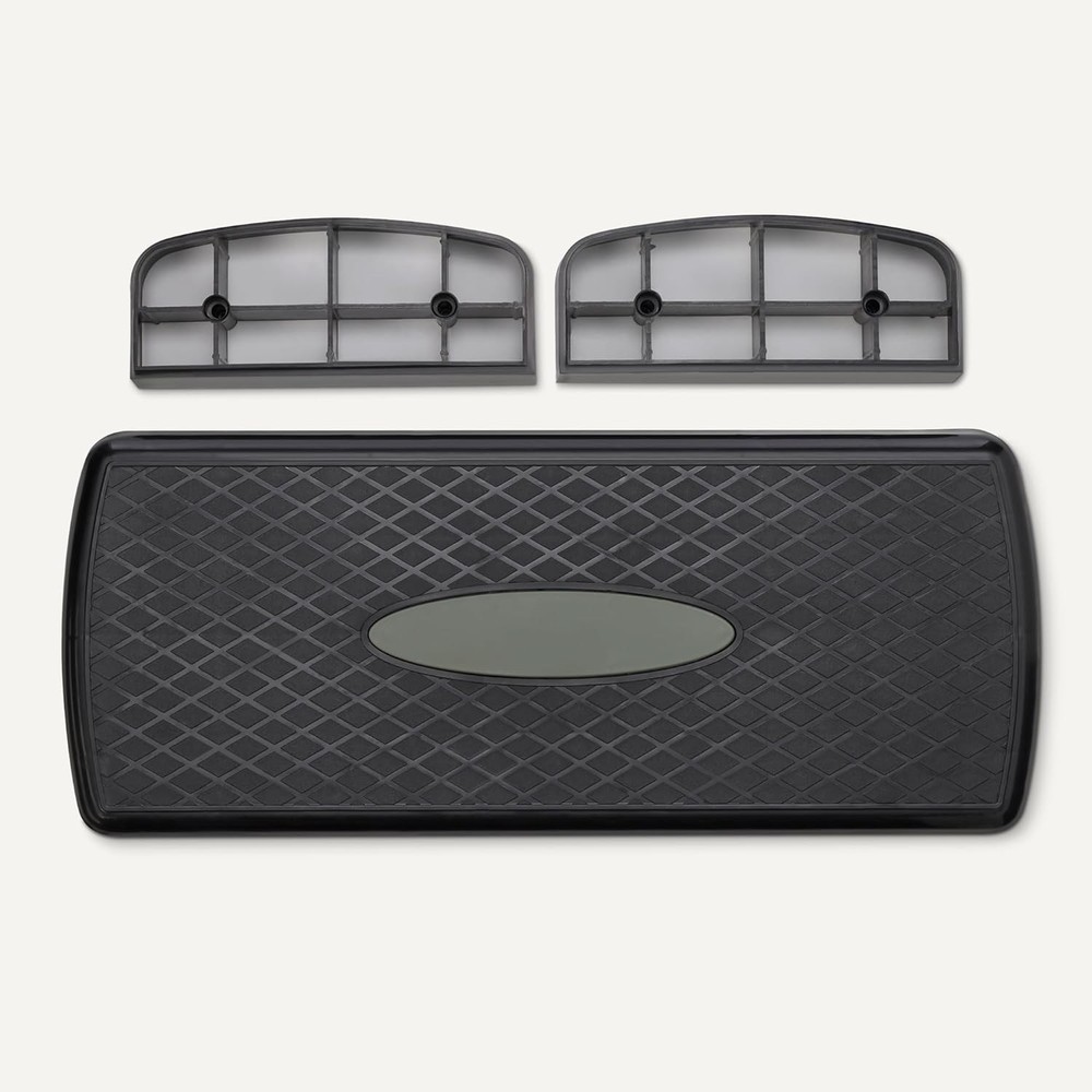 Amazon Basics Aerobic Exercise Step Platform, Adjustable Workout Stepper At Home