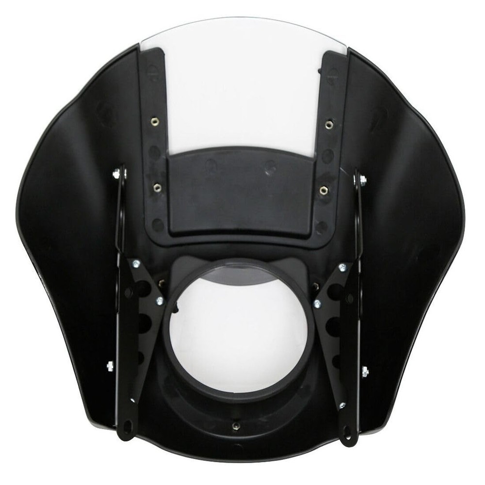 Black Quarter Fairing Clear Windshield Kit