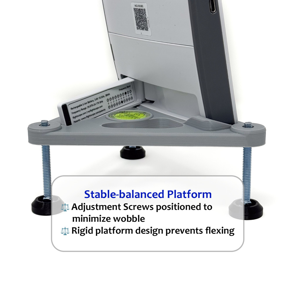 Adjustable Alignment & Leveling Stand for Flightscope Mevo Gen2 / Gen 2