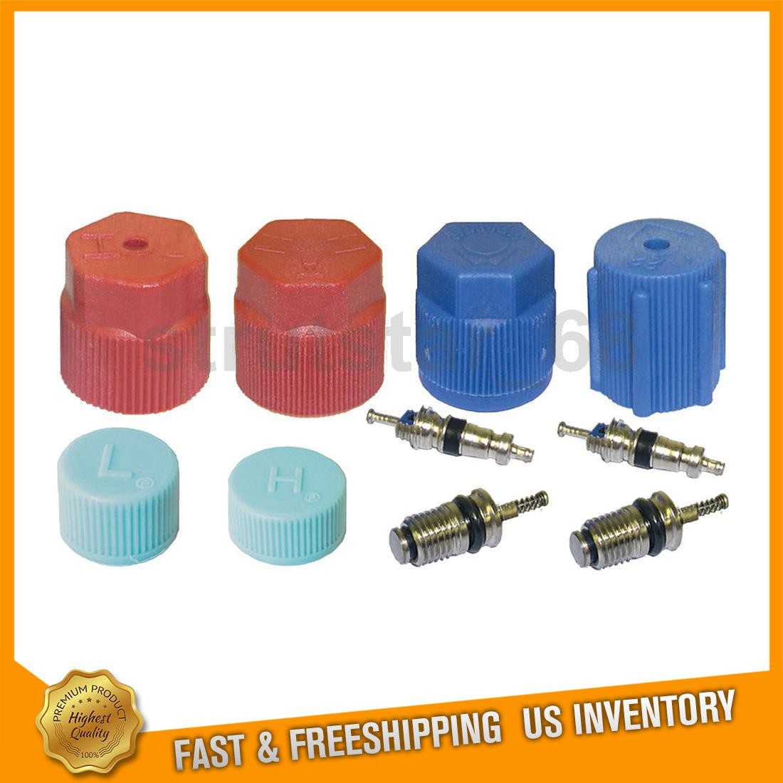A/C System Valve Core and Cap Kit  Fits Honda Accord 1994-2013