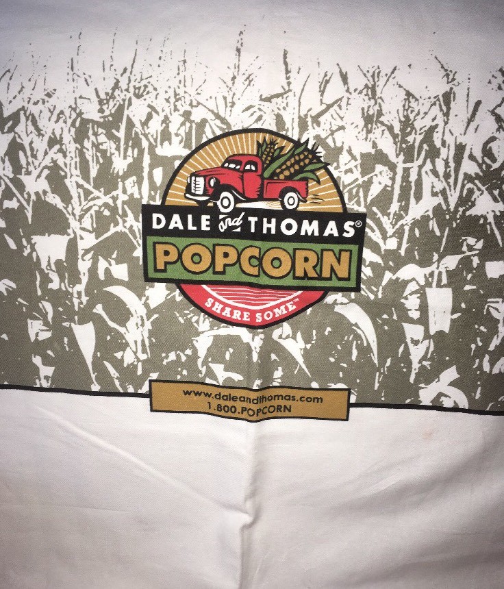 Dale & Thomas Canvas Popcorn Drawstring Extra Large Fabric Bag .