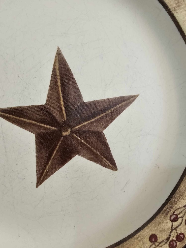 4 Barn Star Salad Plate Ltd Commodities 8 3/4"