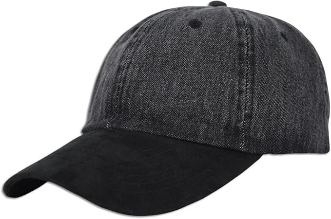Dad hat Solid Plain Washed Denim Cotton Baseball Cap Hat 100% Cotton NEW