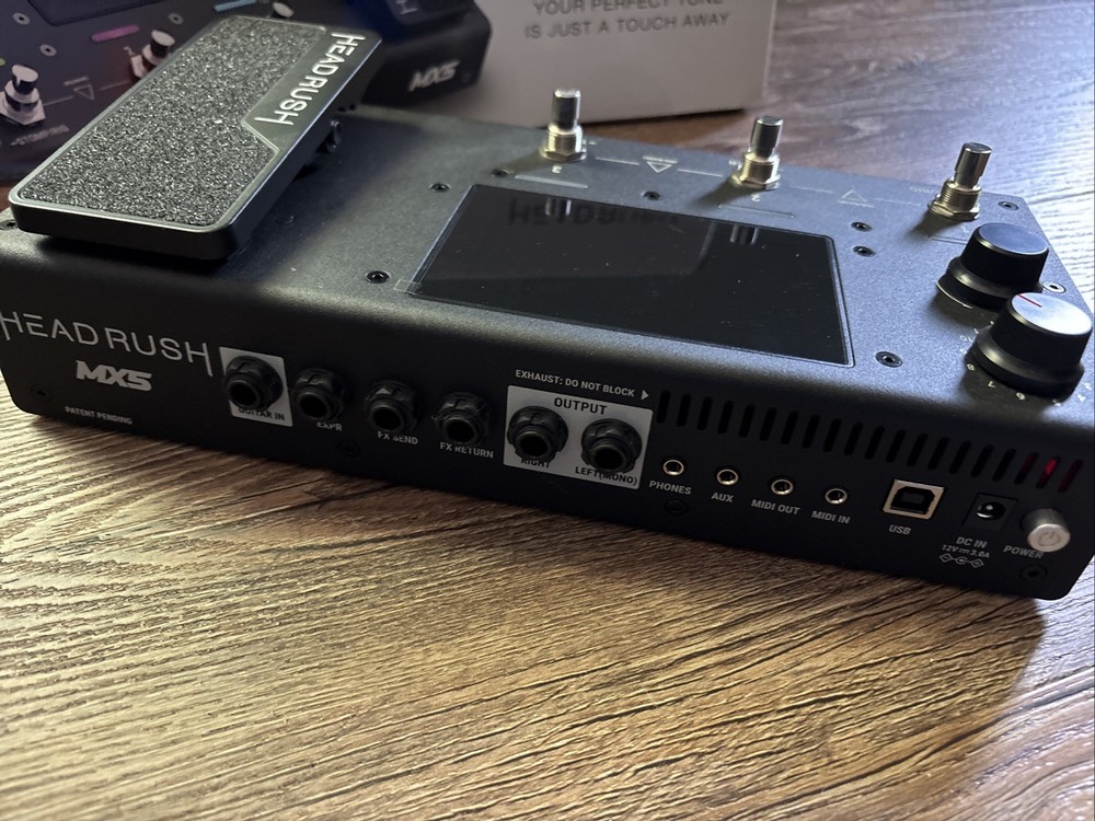 Headrush MX5 Multi Effects Guitar Compact Professional Processor & Power Adapter