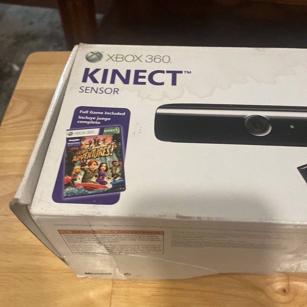 Microsoft Xbox 360 Kinect Sensor Bar Model 1414 and original box