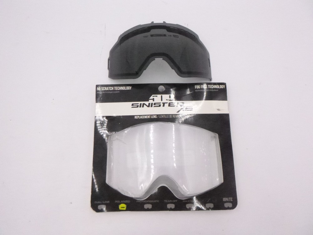 509 Sinister X6 Goggle Replacement Lenses Polarized Smoke Tint 2.0 Lens