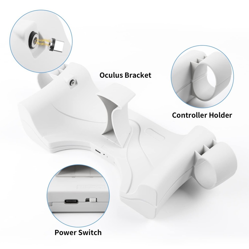 Veer Charging Dock for Quest 2,VR Headset Charging Stand Compatible with Meta VR