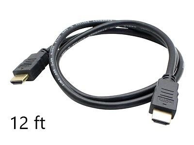 Generic HDMI Cable - 12 ft - Style + Color Vary