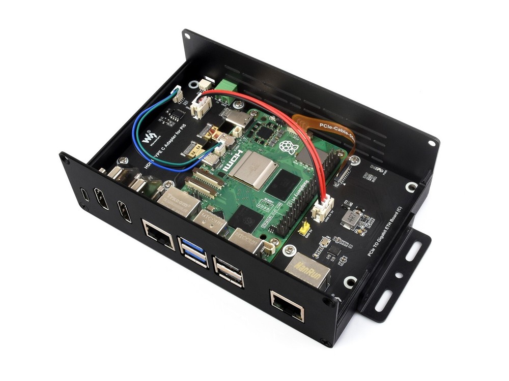 Waveshare Multi-functional All-in-one Mini-Computer Kit for Raspberry Pi 5