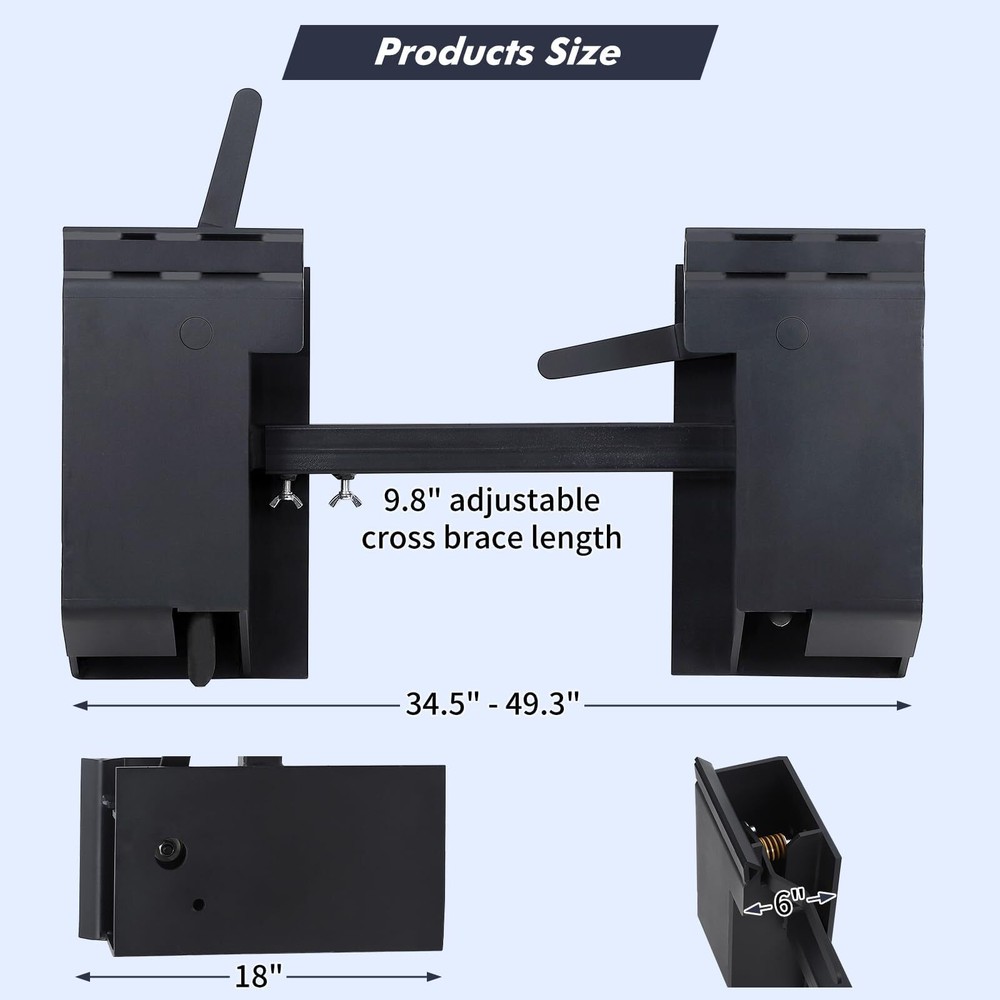 Universal Skid Steer Quick Tach Conversion Adapter Mount Plate Attach Adapter