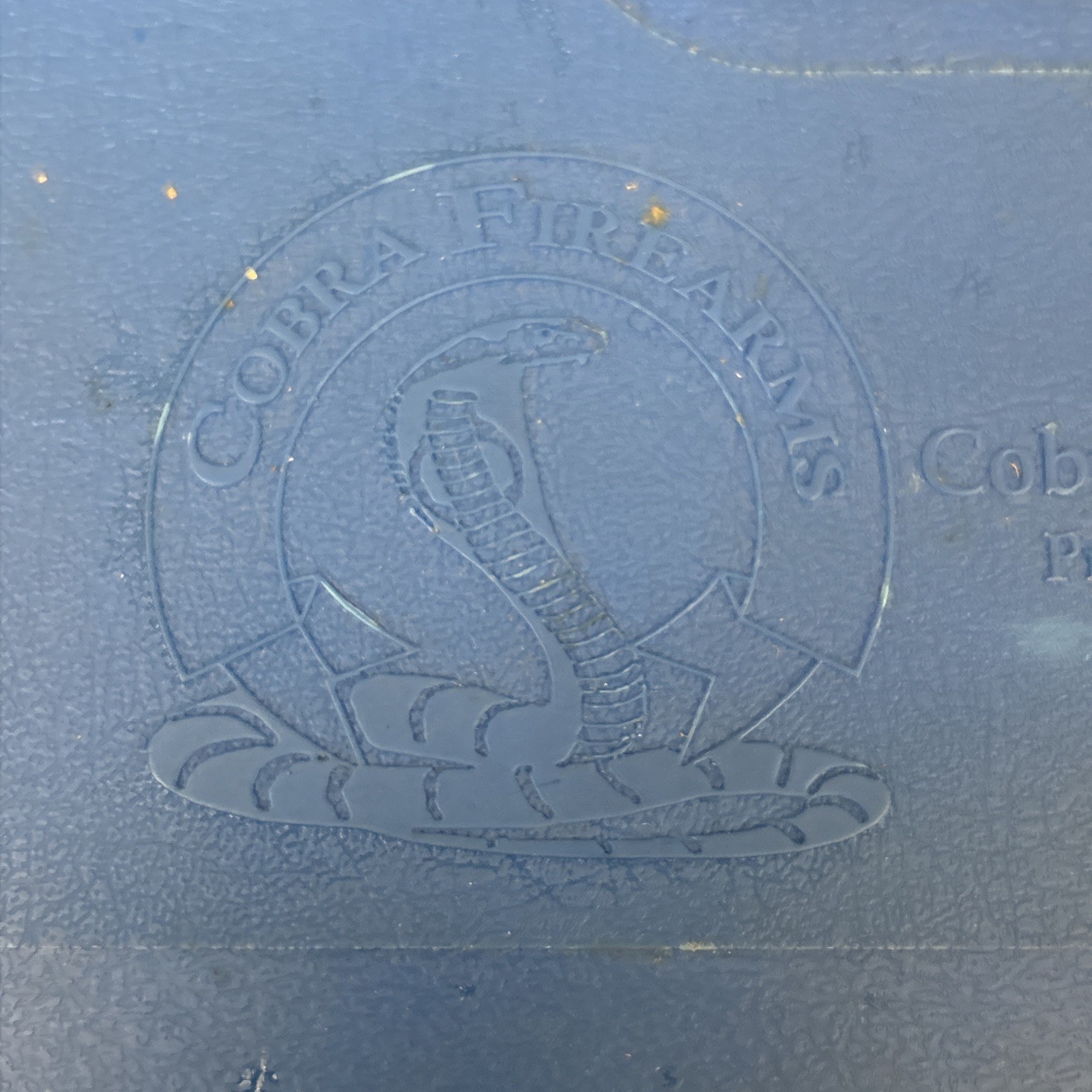 Cobra Derringer Blue Plastic Box Pistol & Manual Paperwork