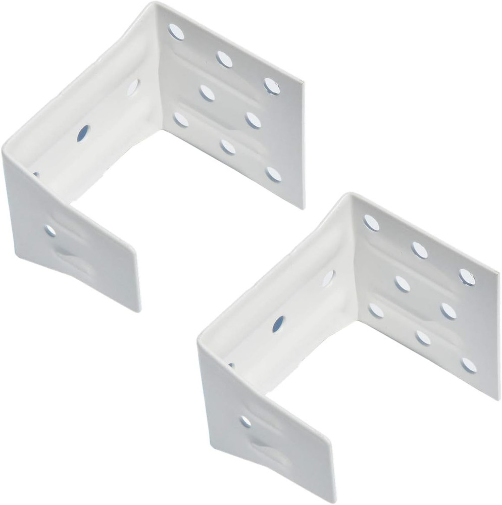 Center Support Bracket 2 Pack White Color for 2" High Profile Blinds Headrail...