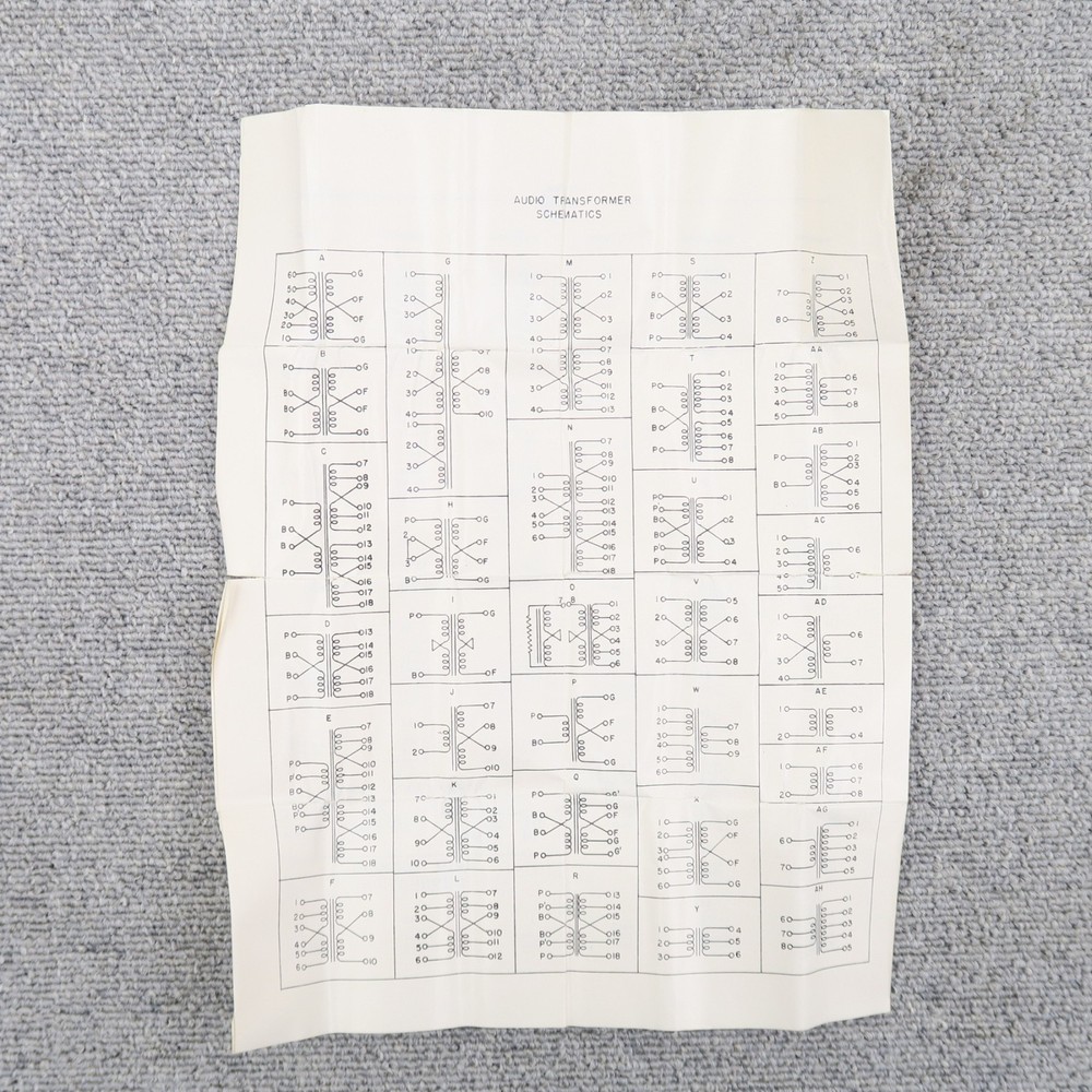 UTC A-27 Line Transformer 2 Units Pair Working JP