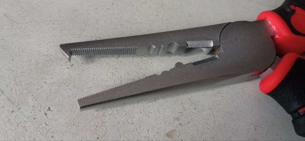 Fishing Split Ring Pliers Gripper Hook Remover Braid Cutters Open Ring Cutting