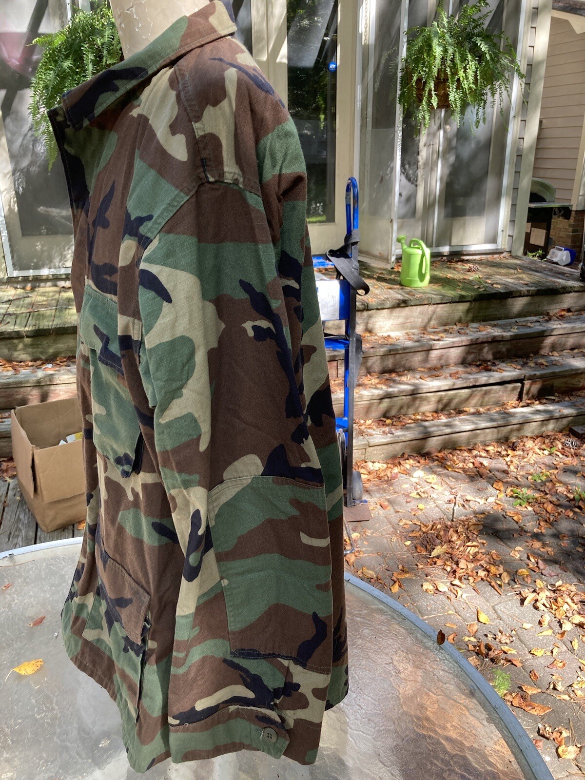 US M81 Woodland BDU Shirt, Army Military Camo Uniform Small Regular