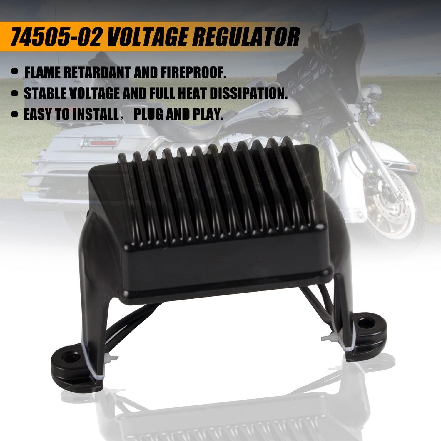 Voltage Regulator Rectifier For Harley Davidson 74505-02 2002-03 FLT FLH MODELS