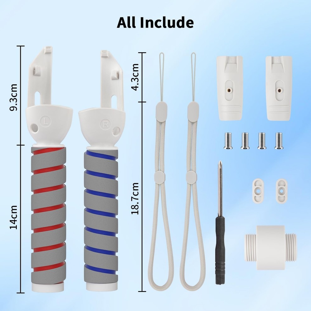 Handles Extension Grips for Quest 3/Quest 3S Controller Accessories, VR...