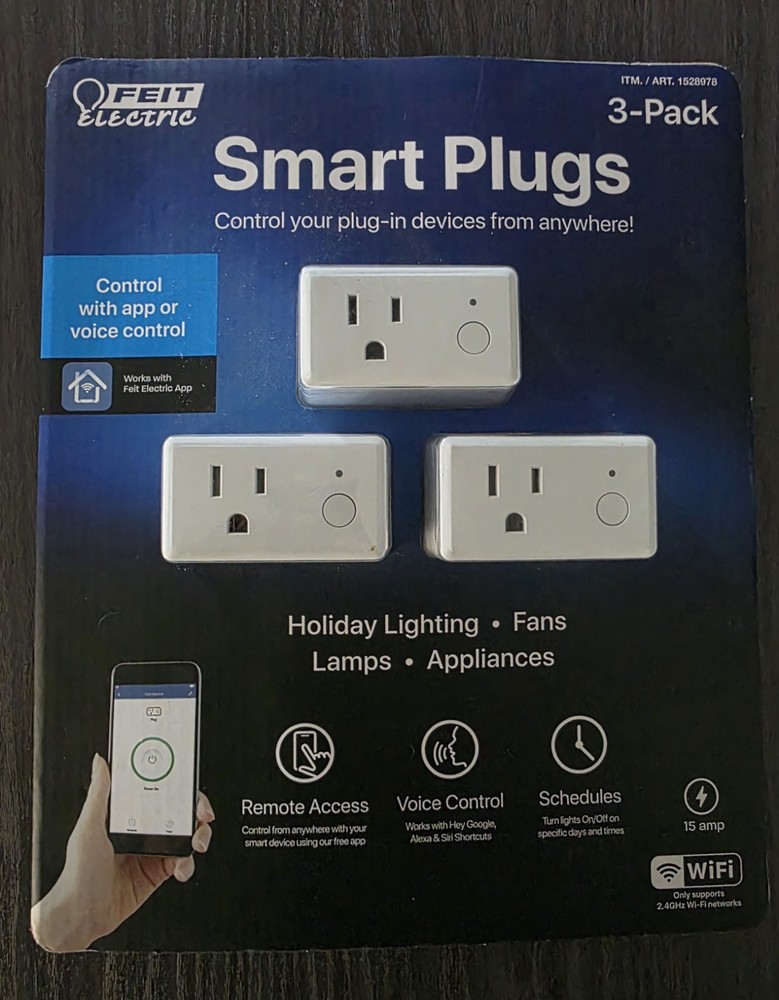 Feit Electric Smart Plugs 3-Pack