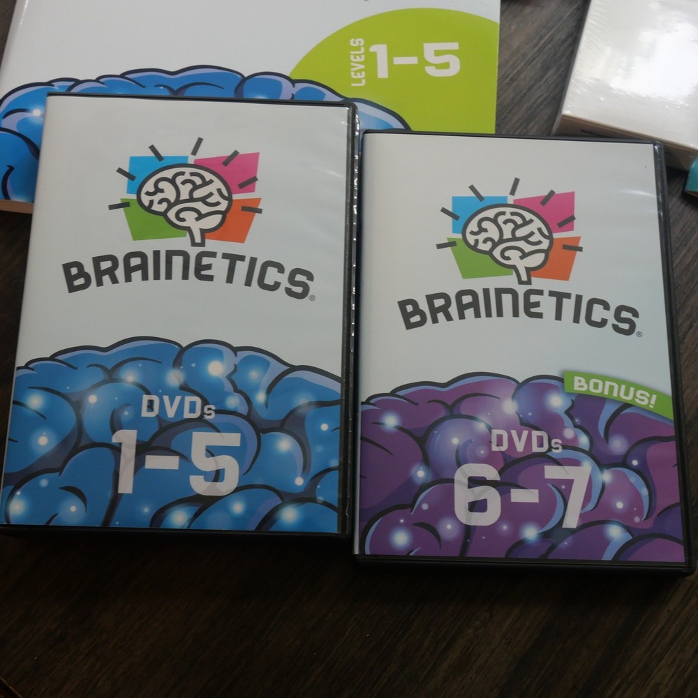 NEW Brainetics Breakthrough Math & Memory Educational Program System 7 DVDs