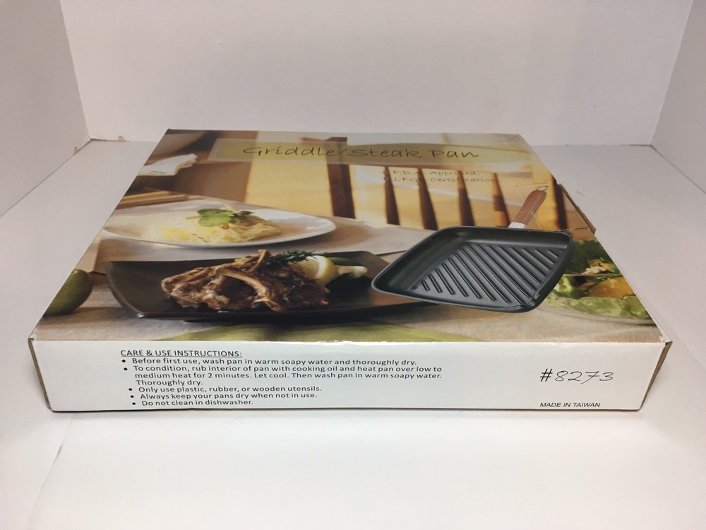 Griddle Steak Pan 10” Non-Stick Cookware
