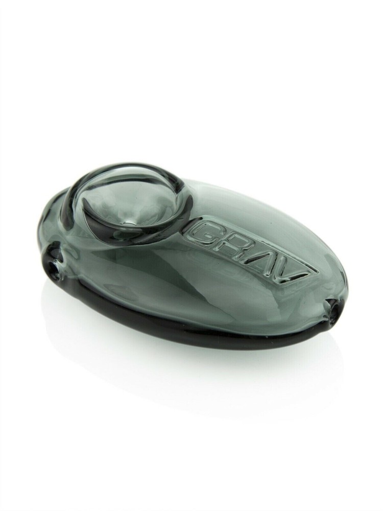 3" GRAV Pebble Spoon Hand Pipe Bowl Black