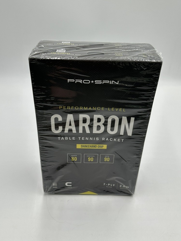 PRO SPIN Ping Pong Paddle Carbon Elite Table Tennis Racket Performance Level (2)