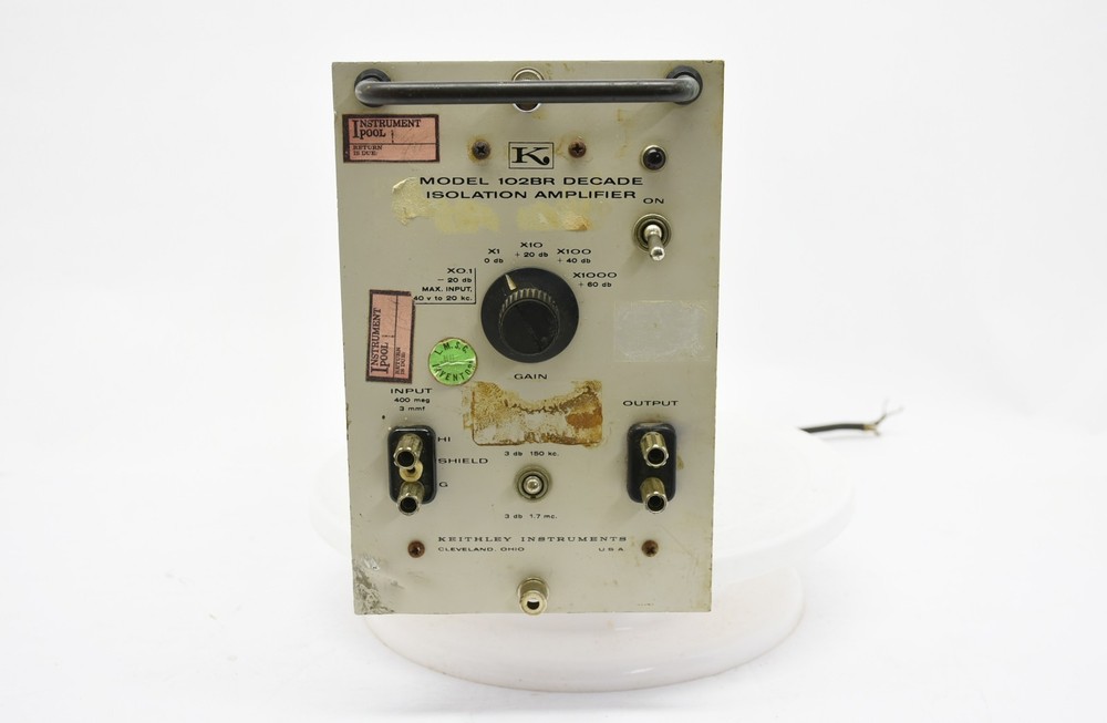 Keithley Instruments Model 102BR Decade Isolation Amplifier Tube Amplifier