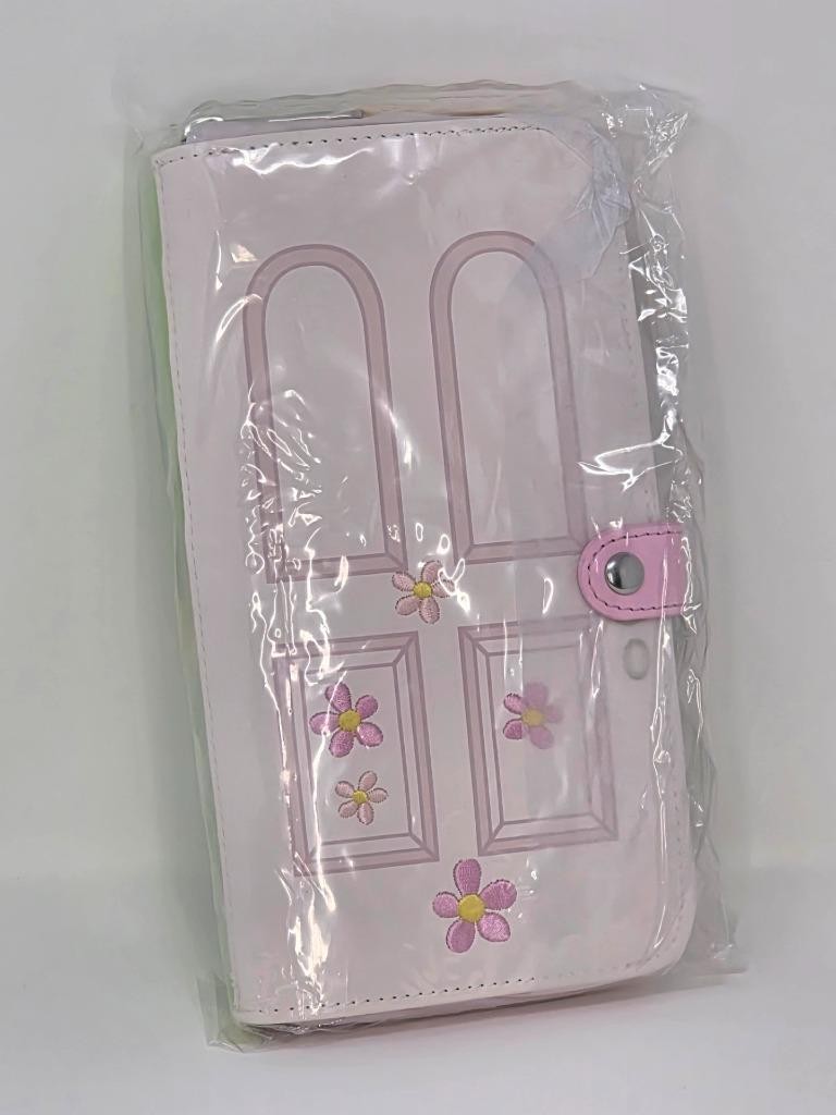 NIP NWT PIXAR DISNEY MONSTERS INC BOOS DOOR WALLET EMBROIDERED FLOWERS