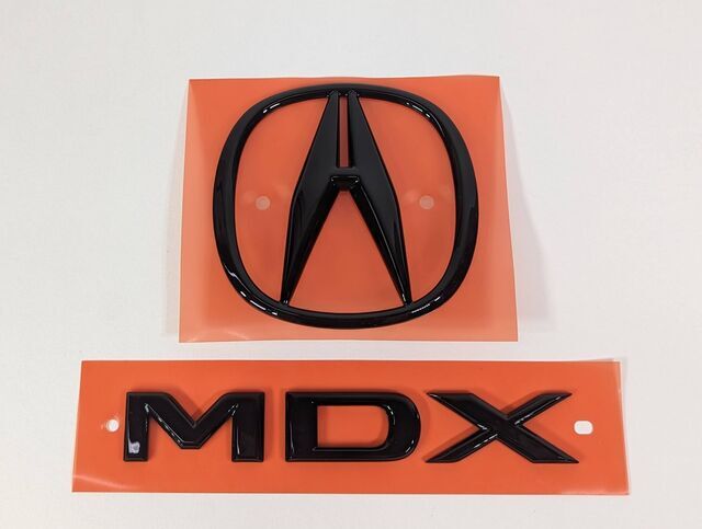 Genuine Acura Rear Emblem Kit (MDX) & (A) Gloss Black Paint (08F20-TYA-200E)