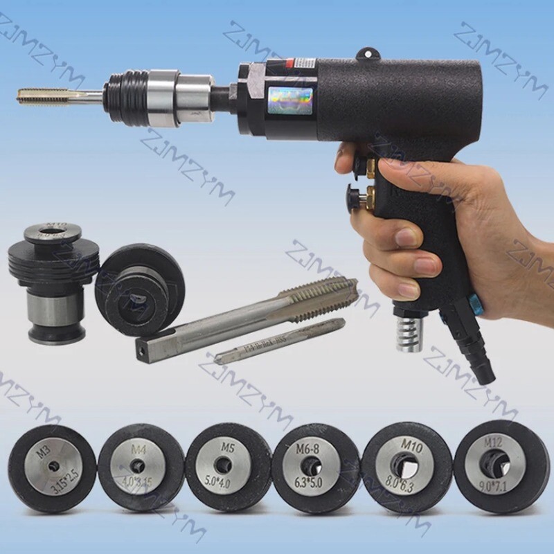 Pneumatic Tapping Machine Gun Type Power Thread Machine With Clutch Overload