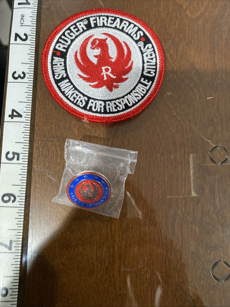 Ruger Firearms Patch & Pin Set