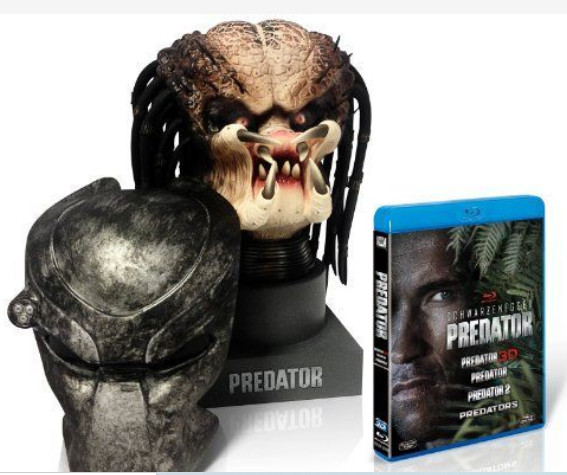 Predator Complete Blu-ray +predator head Collection. 1500 ltd with outer box