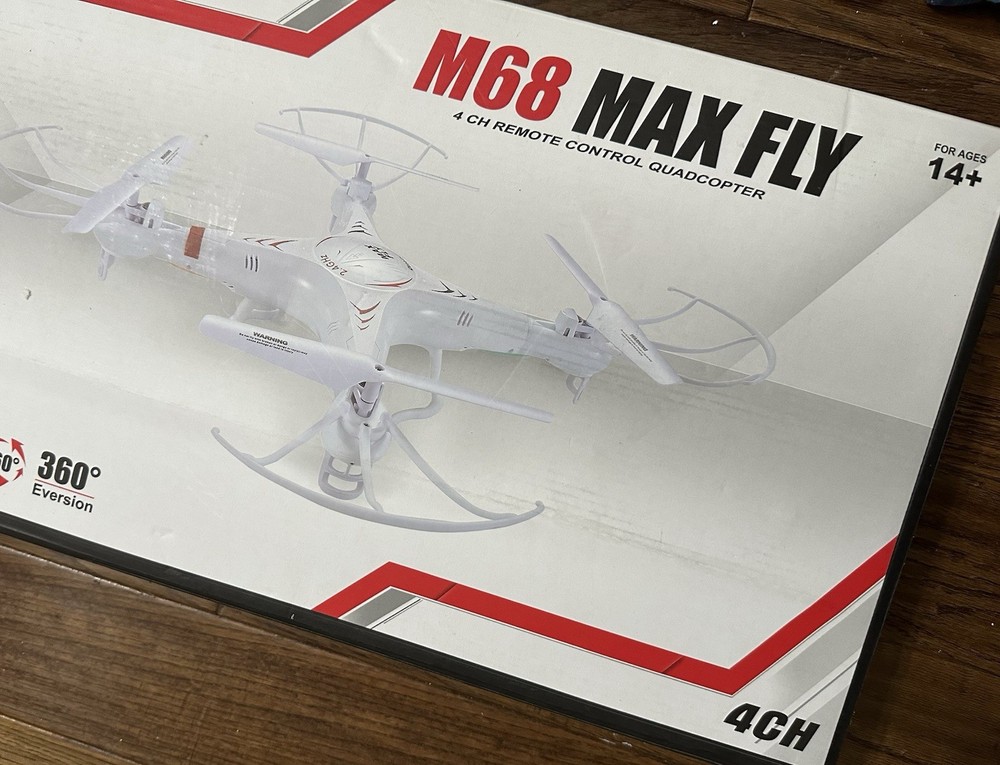 M68 MAX FLY 4CH Remote Control 6 Axis 360° Eversion Quadcopter