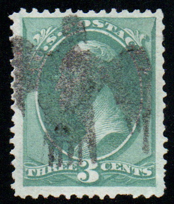 MALACK 147 VF+, large "eagle" cancel, super fancy! v2527